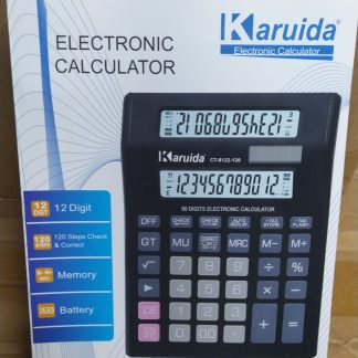 calculadora 12 digitos grandes doble visor karuida 8122