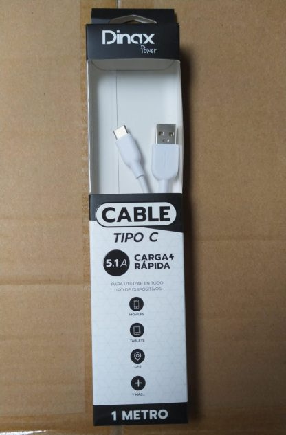 cable tipo c 1 m dinax 5,1 am cajita
