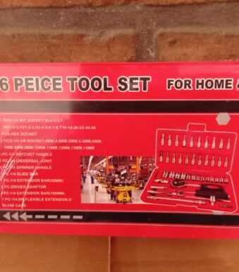 kit 46 piezas herramientas tubos