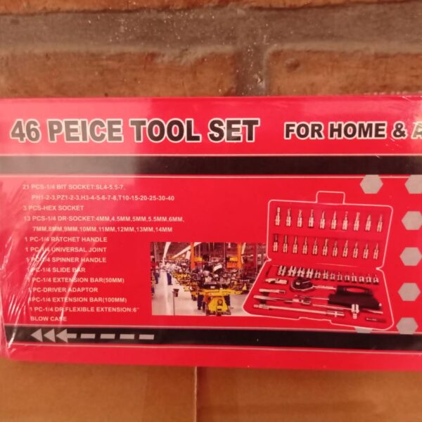 kit 46 piezas herramientas tubos