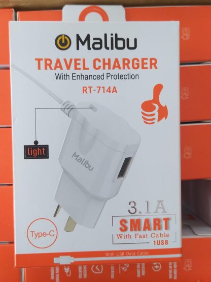 cargador micro usb malibu 3.1 con salida usb