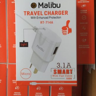 cargador micro usb malibu 3.1 con salida usb