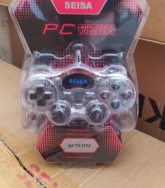 JOYSTICK SEISA ANALOGICO SJ-703 PC 703 TRANSPARENTE