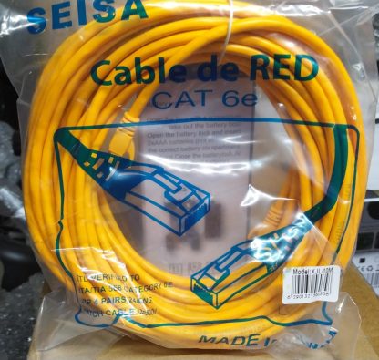 cable de red cat 6 10 m seisa