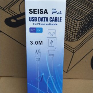 cable cargador ps4 v8 micro usb 3 m en caja