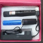 puntero laser recargable 303usb con cargador