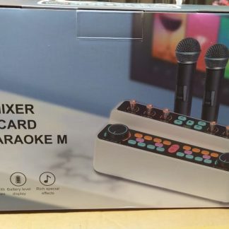 Mixer Consola Mezcladora 2 Microfonos Karaoke Profesional s8