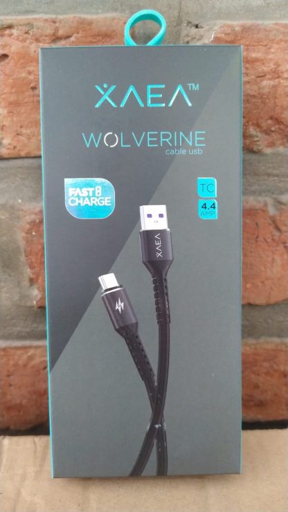 cable premium xaea wolverine tipo MICRO USB V8 4,4 amp