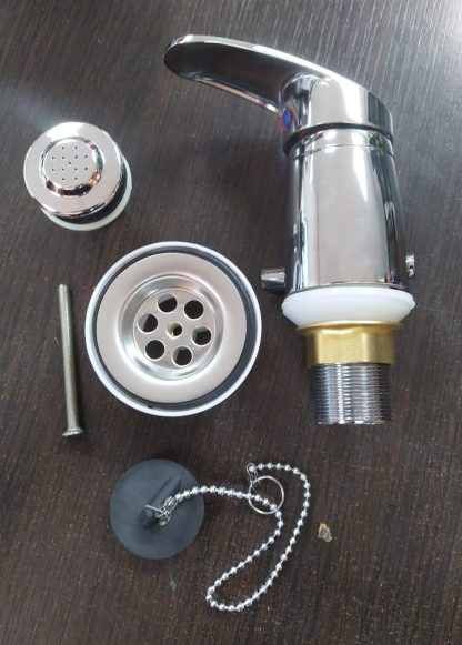 griferia de bidet monocomando con accesorios 380bt