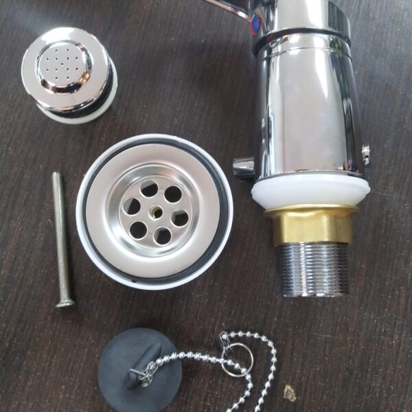 griferia de bidet monocomando con accesorios 380bt