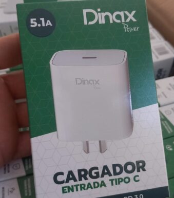 cargador cabezal tipo c 5.1 am dinax turbo power