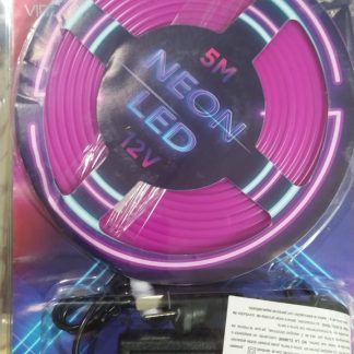 kit tira de led tipo neon 5 m violeta