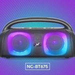 bafle multimedia bt led 2 parlantes de 5.5" noga ng-bt675