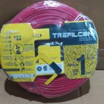 cable unipolar treficon rollo por 100 m rojo 1mm