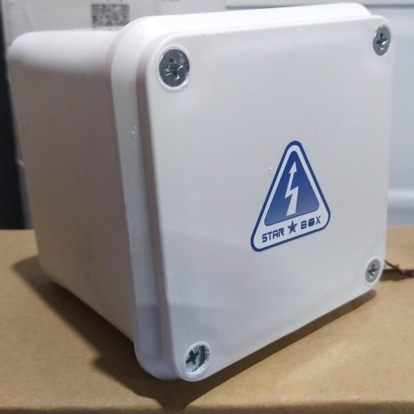 CAJA DE PASO ESTANCA IP65 90X90X75 BLANCA STAR BOX COD01002