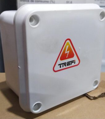 CAJA DE PASO ESTANCA IP65 90X90X55 BLANCA TREFI COD01001