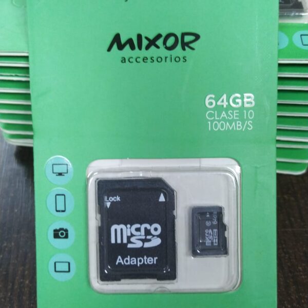memoria micro sd mixor 64 gb