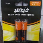 pila recargable makao aa 2500 mah blister por 2 unidades