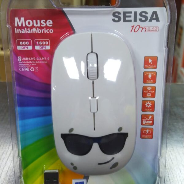 mouse inalambrico a bateria recargable seisa dn-m610/600