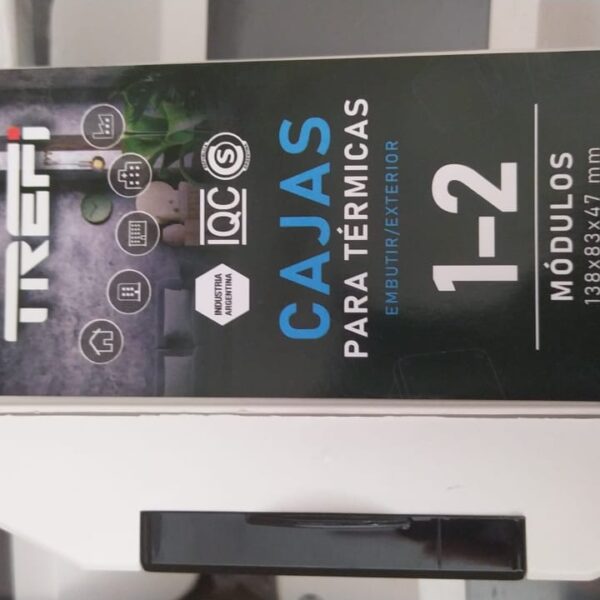 caja para termicas 1-2 modulos