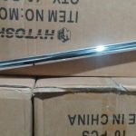 caño de ducha plateado 50cm