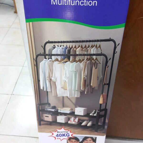 rack organizador de ropa 135x48 cm fb668