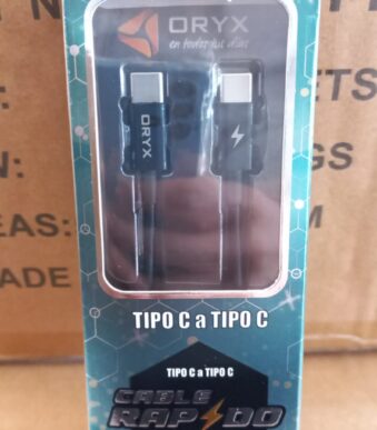 cable oryx tipo c a tipo c en cajita 1 m