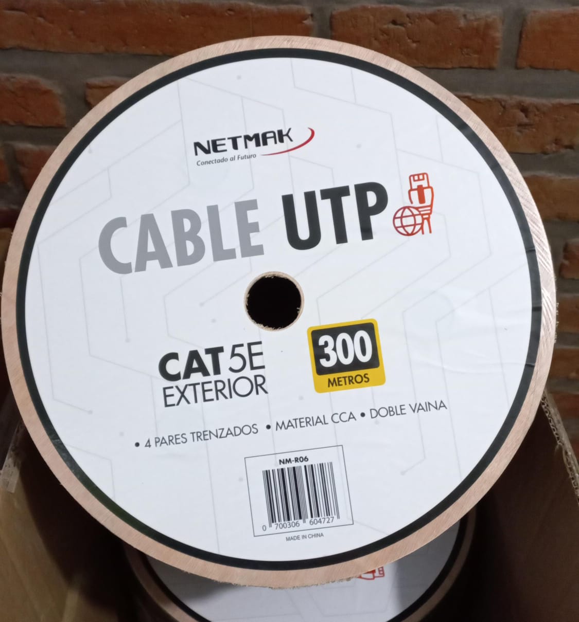 cable utp exterior cat 5 netmak 300 m bobina cable utp exterior cat 5 netmak 300 m bobina