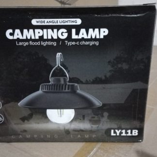 lampara solar recargable con gancho de camping ly11b