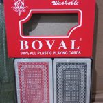 set de 2 mazos de cartas poker boval