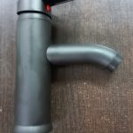 geriferia de baño monocomando diseño negra grif18