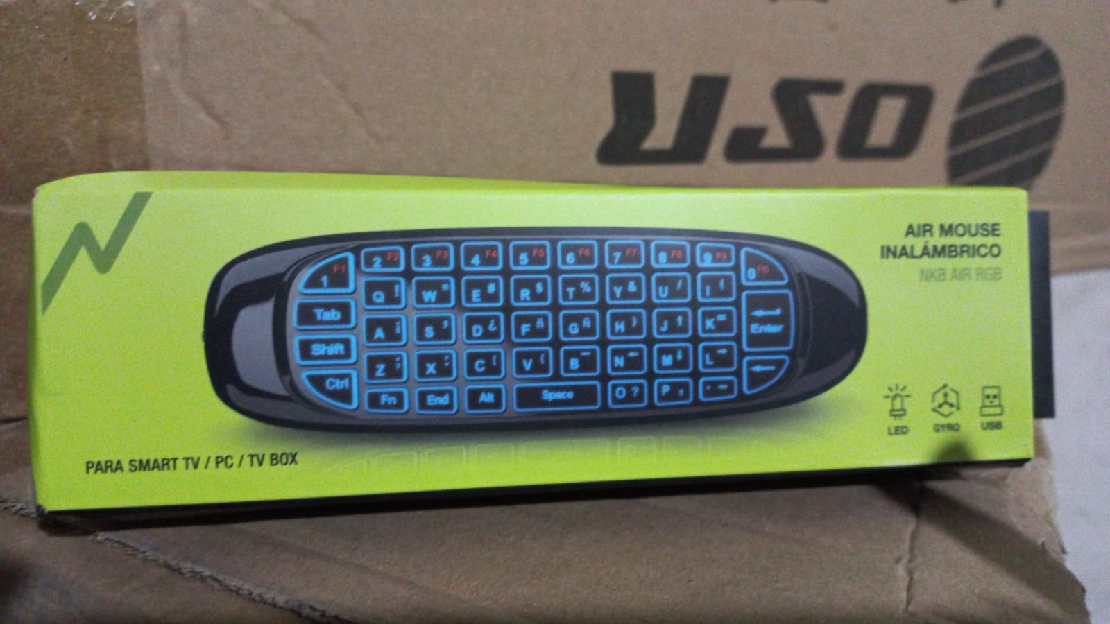 air mouse con mini teclado para tv box noga net nkb air rgb air mouse con mini teclado para tv box noga net nkb air rgb