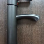 geriferia de baño monocomando diseño negra grif17