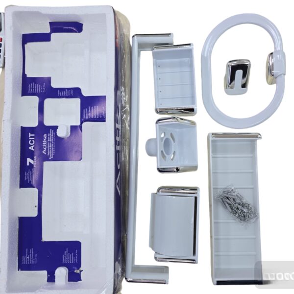 kit de accesorios de baño 7 piezas blanco p400