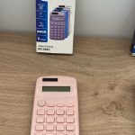calculadora de bolsillo kk-402 colores pasteles