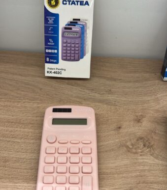 calculadora de bolsillo kk-402 colores pasteles