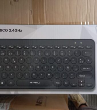 combo teclado y mouse inalambrico netmak negro nm-kb850