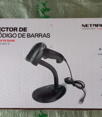 Lector Codigo De Barras Usb 1D- Incluye Pie- NM-LC401-S