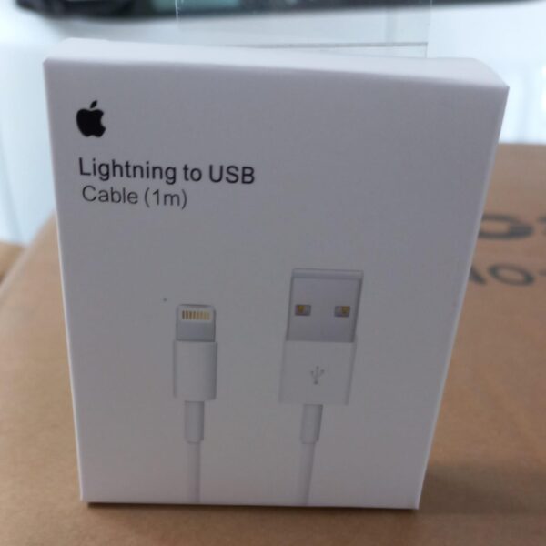 CABLE P/ IPHONE X EN CAJITA simil original con logo