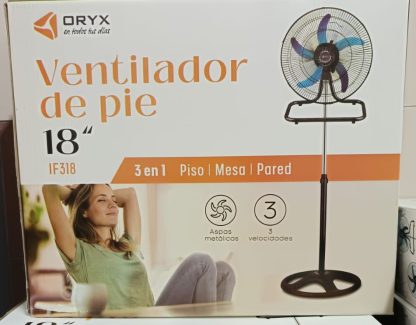 VENTILADOR ORYX 18" 3 EN 1