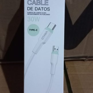 cable otawa usb a tipo c modelo dtl-082 1 m cajita hasta 30w