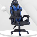 silla gamer dinax azul