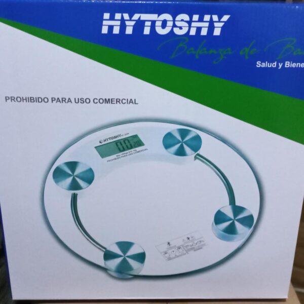balanza de baño hytoshy personal hitoshy redonda