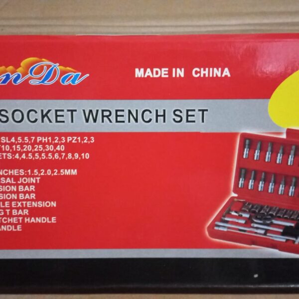 set de herramientas 46 piezas SHUNDA TUBO