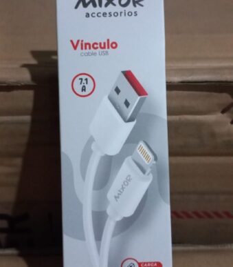 CABLE USB MODM-137 - VINCULO CARGA RAPIDA - LIGHTNING - MIXOR iphone