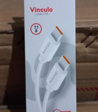 CABLE USB MODM-137 - VINCULO CARGA RAPIDA - TIPO C A TIPO C