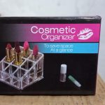 organizador de cosmeticos pintalabios de acrilico