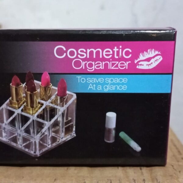 organizador de cosmeticos pintalabios de acrilico