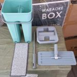 balde con mopa cuadrado