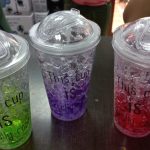 baso plastico con tapa- 450 cm3